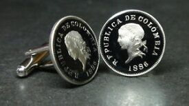 【送料無料】メンズアクセサリ—　コロンビアコインカフリンクス1886 colombia coin cufflinks