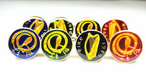 �y���������z�����Y�A�N�Z�T��?�@�A�C�������h�R�C���y�j�[�n�[�v�J�t�����N�Xireland coin cufflinks 12 penny harp and bird 1971 1975 1976 1978 1980 1982