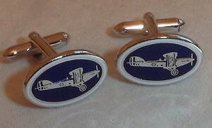 �y���������z�����Y�A�N�Z�T��?�@�G�i�����J�t�X�{�^���E�B���U�[ listingvintage biplane enamel cufflinks signed windsor