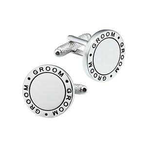 �y���������z�����Y�A�N�Z�T��?�@�J�t�����N�Xinitial engraved eternal groom weddings cufflinks