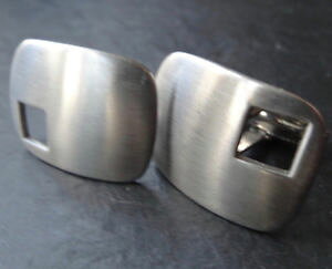 yzYANZT?@rbOXeXX`[YJtX{^ listingvintage big 1 modernist stainless steel 1970s mens cufflinks d172