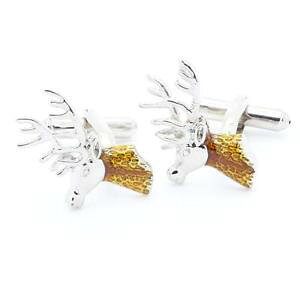 �y���������z�����Y�A�N�Z�T��?�@cufflinkscufflinks deer head