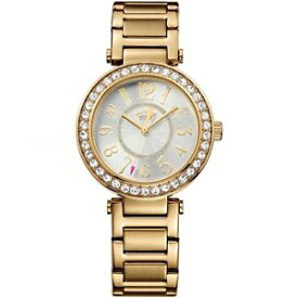 【送料無料】腕時計　ウォッチ　ジューシークチュールアラームボックスjuicy couture luxe couture reloj 1901151 chapado en oro cristales de 150nuevo en caja