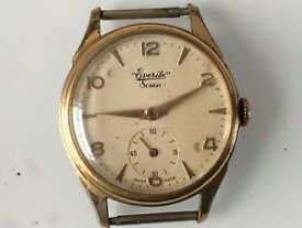 【送料無料】腕時計　ウォッチ　ヴィンテージナイツアラームゴールドvintage everite siete dcada de 1940 caballeros reloj chapado en oro como 1002 984