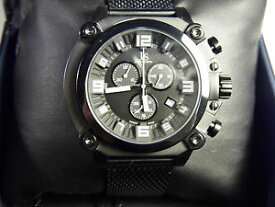 【送料無料】腕時計　ウォッチ　ジョシュアクロノアラームソリッドジュエルスイスjoshua amp; sonsjs58bknegro chrono reloj de acero slido de s isa 3 joya swiss frmulas