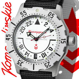 �y���������z�r���v�@�E�H�b�`�@���H�X�g�[�N�N���b�N���V�Avostok 2431 komandirskie 24 horas reloj mecnico automtico militruhr rusia