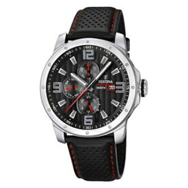 【送料無料】腕時計　ウォッチ　アラームベルトfestina f165858 comprar reloj hombre correa cuero color negro