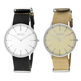 【送料無料】腕時計　ウォッチ　リュジョラグジュアリーベラペレクラシコベージュネロorologio uomo liu jo luxury navy vera pelle nero beige bianco classico