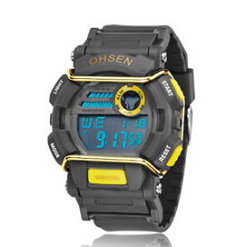 【送料無料】腕時計　ウォッチ　ディジタルアラームファッションミリタリースポーツohsen 1602 digital led alarm waterproof men fashion military sport wrist watch