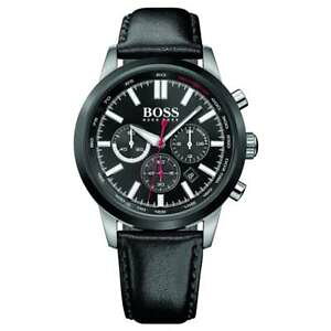 yzrv@EHb`@A[NmOtq[S{XubNU[[VOreloj crongrafo hugo boss 1513191 racing de cuero negro para hombre