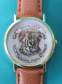 【送料無料】腕時計　ウォッチ　ライトブラウンレザーストラップホグワーツアラームhogwarts reloj con marrn imitacin cuero muequera