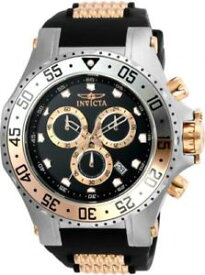 【送料無料】腕時計　ウォッチ　スチールマンストップウォッチブラックポリウレタン21831 invicta 52mm hombre cronmetro acero amp; negro poliuretano reloj de pulsera