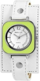 【送料無料】腕時計　ウォッチ　アナログウォッチグリーンホワイトレザーメタルアラームreloj pulsera de cuarzo de cuero metal analgico verde blanco reloj x195022100135