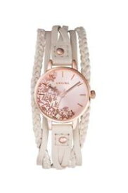 【送料無料】腕時計　ウォッチ　ピンクゴールドベルトベージュ￥kahuna para mujeres rosa dorado reloj con correa de mltiples tanga beigekls0378lpvp 40