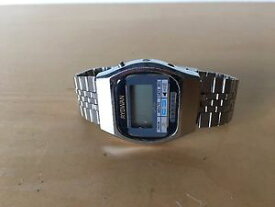 【送料無料】腕時計　ウォッチ　ビンテージスチールデジタルアラームウォッチワークused vintage steel digital watch reloj rydwan not working no funciona usado