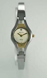 【送料無料】腕時計　ウォッチ　アラームシルバーゴールドステンレススチールクォーツスタックrelic reloj mujer plata oro acero inoxidable resistente al agua pila cuarzo