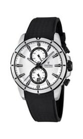 【送料無料】腕時計　ウォッチ　メンズクロノグラフゴムストラップウォッチfestina para hombre crongrafo reloj con correa de caucho f16850