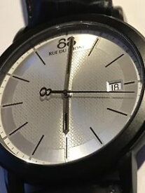 【送料無料】腕時計　ウォッチ　ブラックスイスアナログクオーツリュデュローヌ88 rue du rhone para hombres 87wa130020 reloj negro de cuarzo suizo de pantalla analgica