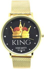 【送料無料】腕時計　ウォッチ　キングサイズクイーンサイズorologio watch personalizzato acciaio inox fidanzamento king queen idea regalo