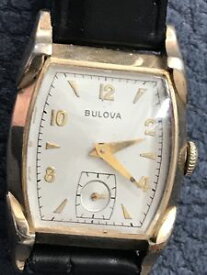 【送料無料】腕時計　ウォッチ　アールデコトノーreloj de pulsera caballero reloj, bulova, dorados art deco old wrist watch tonneau