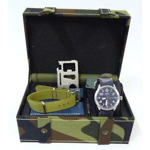 �y���������z�r���v�@�E�H�b�`�@�J���t���[�W��orologio uomo cinturino avi8 flyboy av4028setb02 pelle camouflage tessuto