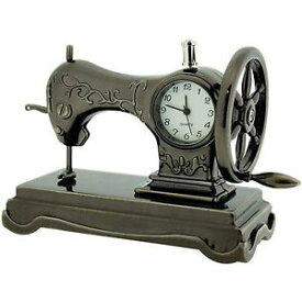 【送料無料】腕時計　ウォッチ　デスクホルダーノベルティコレクタアンティークミニチュアミシンmquina de coser en miniatura antigua en soporte de escritorio novedad coleccionistas reloj