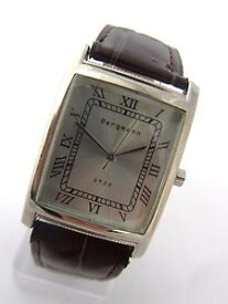 【送料無料】腕時計　ウォッチ　クオーツアラームペンダントbergmann 1928 * rectangular * seores cuarzo reloj * colgante marrn