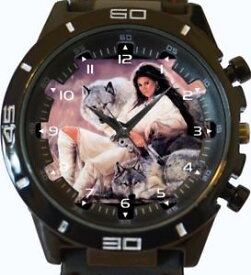 【送料無料】腕時計　ウォッチ　オオカミblanco lobos y el mujer nuevo reloj de pulsera gb vendedor