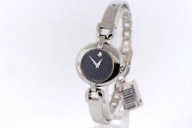 【送料無料】腕時計　ウォッチ　ステンレススチールmujer movado 0605603 vivo acero inoxidable esfera negra reloj de pulsera