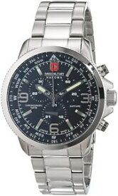 【送料無料】腕時計　ウォッチ　クロノグラフアラームミリスイスswiss military para hombre negro crongrafo reloj sm34208aeuh04ms pvp 395