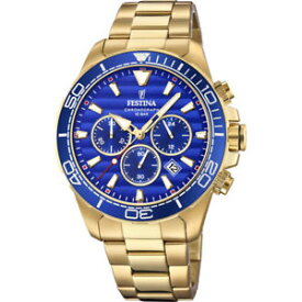 【送料無料】腕時計　ウォッチ　スポーツクロノグラフウォッチゴールドnuevo festina sport chronograph f203642 reloj azul esferadorado acero