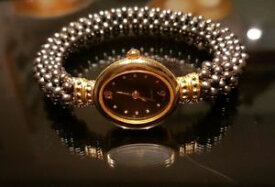 【送料無料】腕時計　ウォッチ　ゴールドトーンクロックペルラnuevo anunciofino reloj de tono de oro y perla real
