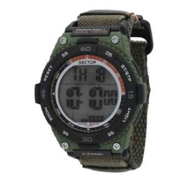 【送料無料】腕時計　ウォッチ　デジタルセクターデュアルタイムアラームメートルreloj hombre sector,digital,dual time,alarma,47 mm,verde militar,100 metros