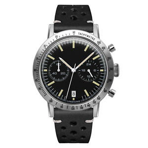 yzrv@EHb`@NmNH[cundone tropical crono ibrido quarzo meccanico acciaio nero pelle orologio uomo