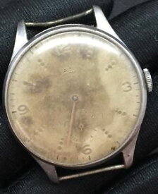 【送料無料】腕時計　ウォッチ　ロープヴィンテージアラームcauny hand manual winding cuerda vintage watch no funciona reloj 37,8 mm