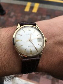 【送料無料】腕時計　ウォッチ　ソリッドゴールドアラームimpresionante original slido 9ct oro garrard reloj para hombre circa 1965