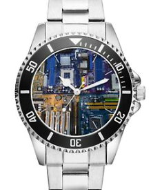 【送料無料】腕時計　ウォッチ　パソコンマザーボードファンアクセサリーマーケティングアラームordenador pc motherboard regalo fan artculo accesorios mercadotecnia reloj 6137