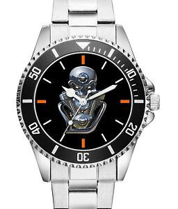 �y���������z�r���v�@�E�H�b�`�@�n�[���[�_�r�b�h�\���I�[�g�o�C�A���[���t�@��regalo para harley davidson motocicleta fans conductor kiesenberg reloj 20278