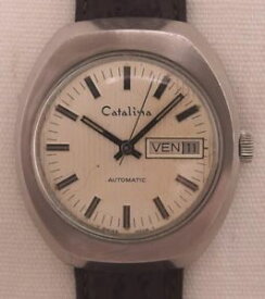 【送料無料】腕時計　ウォッチ　カタリナアラームマンビンテージcatalina reloj hombre automtico reloj de pulsera vintage 70 aos