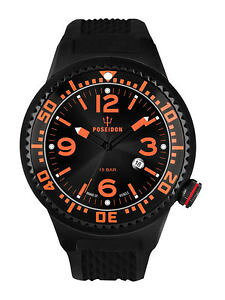 yzrv@EHb`@|ZChX_Co[orologio uomo,poseidon kienzle,up00407,large 48mm,slim,15 atm,nero,arancio,diver