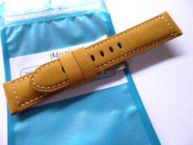 【送料無料】腕時計　ウォッチ　ハンドメイドレザーストラップパネライ handmade leather strap in 24mm asso in 2422mm compatible with panerai
