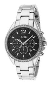 【送料無料】腕時計　ウォッチ　アラームリュジョラグジュアリークロノスチールブレスレットreloj mujer liu jo luxury premiere tlj1037 chrono pulsera acero negro