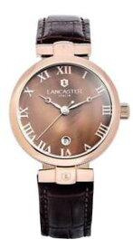 【送料無料】腕時計　ウォッチ　イタリアウォッチキメラlancaster italy reloj mujer quimera limited edition fregona de cuero marrn nuevo