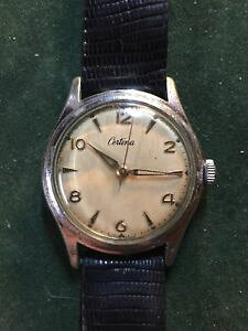 yzrv@EHb`@re[W^OzC[tH[~XCXN[montre ancienne vintage certina swiss 33mm 87212 mcanique 1950s chrom