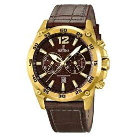 【送料無料】腕時計　ウォッチ　スポーツクロノグラフアナログゴールドfestina reloj hombre sport chronograph fecha analgico gold f168802