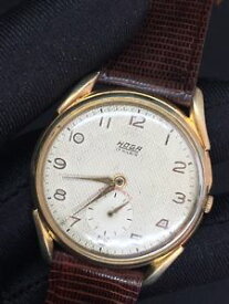 【送料無料】腕時計　ウォッチ　ロープヴィンテージアラームhoga hand manual winding cuerda vintage watch reloj funcionando 37 mm