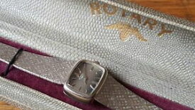 【送料無料】腕時計　ウォッチ　ビンテージソリッドシルバーロープreloj pulsera seoras vintage 925 plata maciza rotatorio de cuerda manual 33g en caja