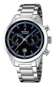 【送料無料】腕時計　ウォッチ　スポーツクロノグラフステンレススチールベルトfestina sport reloj hombre crongrafo reloj de pulsera con cinta de acero inoxidable f168265