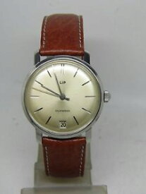 【送料無料】腕時計　ウォッチ　リップビンテージリップバージョンmontre lip calendrier en acier vintage lip vers 1960