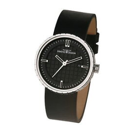 【送料無料】腕時計　ウォッチ　ステンレスデザインernstes design reloj de pulsera para hombre pantalla fecha acero inox u014 bl